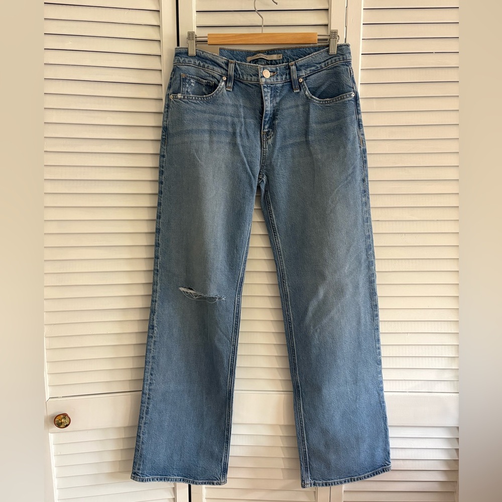 NWT Hudson Denim Women’s Kelli Low-rise Loose Straight Jeans 28